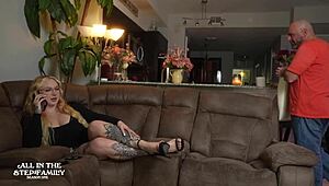 I caught my stepdaughter's hot friend Skylar Vox in action. Her goth look drove me wild on AITSFS1E10 Part1!