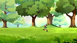 Check out this horny orc face-sitting a lucky boy in the game! 😈