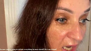 My Friend's Horny Step Mom Seduced Me into Deepthroat Action to Spill Secrets 😈