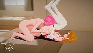 asuna in futanari sex anime hentai