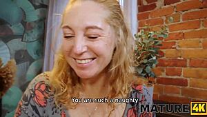 Mature4K Delivers the Best Lesson in Lust with Russian Cougar Seduction in Wild Group Action