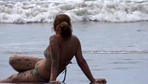 We Return From Beach and I MASTURBATE in Front of My Excited Stepson!