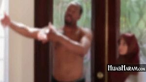 muslim woman meets every black man in the hood for deepthroat fun. hijabharam strikes again!