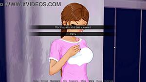 Complete gameplay of HS Tutor Part 11 with steamy anime action.