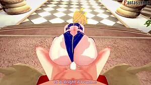 Artoria Pendragon Fucks And Titjobs In 3D Hentai Fantasy.