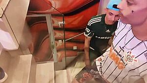 Hot gay dorm action: Maledom and amateur fun