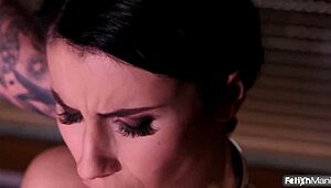 Fetish slut Nelly Kent bound, ass fucked, and humiliated hard