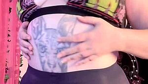 Masturbation In Black Pantyhose With Heels And Nylon