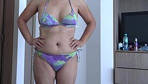 We Return From Beach and I MASTURBATE in Front of My Excited Stepson!