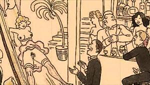 Vintage erotic illustration brings back steamy memories. Love this retro vibe! 😍