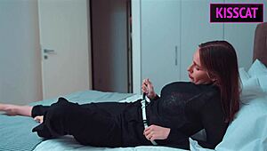 Please DON’T CUM INSIDE, Stepson Begs Stepmom While Stepdad’s in Shower!