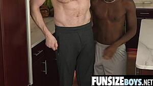 Huge Monstercock Fucks Black Teen Anus!