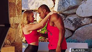 Bendy Tight Blonde Alexa Flexy Stretched By Bbc