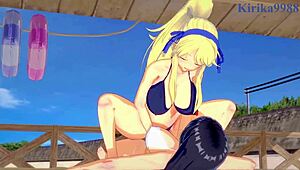 i watch ikaruga and katsuragi in bunny girl futanari sex.