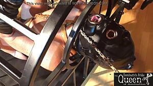 Queen Dominatrix Frida Cage BDSM Fetish Chastity Cage Domination!