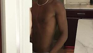 Huge Monstercock Fucks Black Teen Anus!