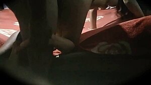 spying on a stunning argentine model getting banged hard, damn hot!