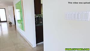 Chad really pounds Maya Bijou doggystyle hard