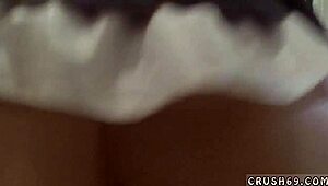 Step mother seduces daughter's friend for taboo sex and swallow