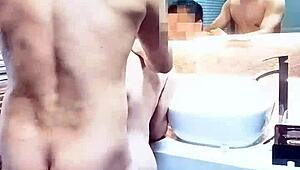 Couple Gay Asian Amateur Fucking Bareback