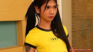 Man, I’m watchin’ teen ladyboy Alice gettin’ fucked bareback hard!