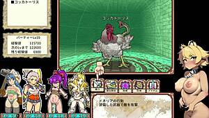 feeling the thrill in this dungeon game with bitches