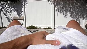 step mom squirts by mistake helpin step son cum in panties