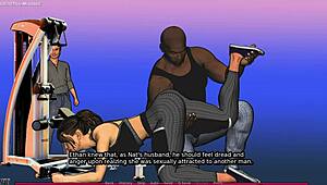 Cuckold Husband Watches Man Grope Wife's Big Ass in 3D Hentai