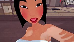 Fa Mulan Explores Free Pov Fantasy World In 3D Cartoon