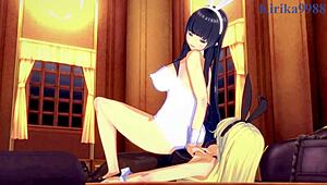 i watch ikaruga and katsuragi in bunny girl futanari sex.