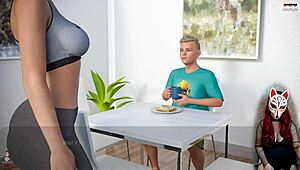 Kate 19 in college coed game with gay babe