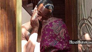 muslim woman meets every black man in the hood for deepthroat fun. hijabharam strikes again!