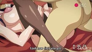 Husband discovers wife's hentai porn star secret with intense banging