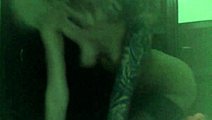 Blonde Striptease Show