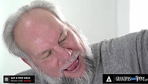 Grandpasfuckteens - Pretty Teen Sasha Sparrow Makes Old Man Cum in Wet Mouth