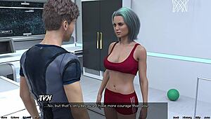 Stranded In Space: Basketball Against Femdom Mistress