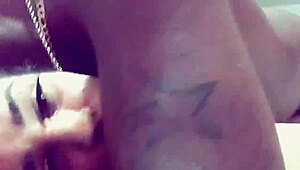 Horny latina fan begs for creampie cumshot