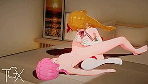 asuna in futanari sex anime hentai