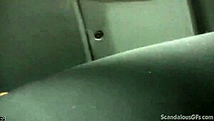 Hot babe, uh, strokin’ a cock while dude’s drivin’, caught on tape!
