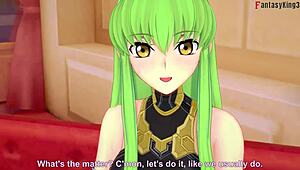 cc cheshire cat sucking and fucking in code geass full video 😈 fantasy