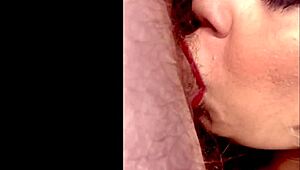 gabriela stokweel deepthroats huge cock for cum in mouth