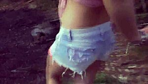 Latina Trades Flyers for Paid Oral Services in Outdoor Setting