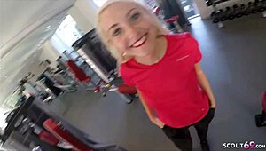 German Teen 18+ Fucked Hard After McFit Sport Session