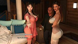 Perfect Housewife Gameplay Shows Rough Group Blowjob in Part 4
