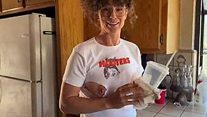 stepmom tries wild stuff she never imagined! 😲