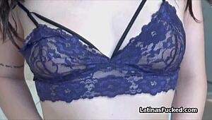 Sex Tape Alert! Beautiful Latina Girlfriend Caught in Hot Homemade Action!