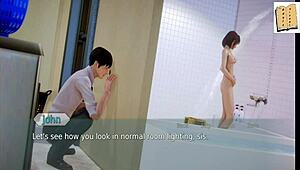 Academy 15 game featuring anime characters in intriguing scenarios