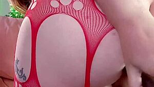 Exploring Anal Play With Big Black Dildo