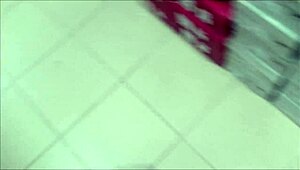 hey, check these sexy feet in the shoe shop, wanna suck them? 😍