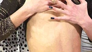 Hey, watch her lick the shy boyfriend's asshole in hardcore bisexual play?